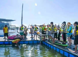 皮划艇比赛浮筒码头案例（二）