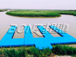 山东潍坊中国水上王城巨淀湖风景区游船码头