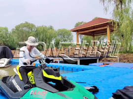 山东济南济西国家湿地公园摩托艇码头