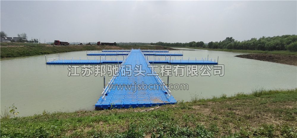  江苏邦驰码头工程有限公司客户案例-安徽亳州加强型大浮筒水上平台2