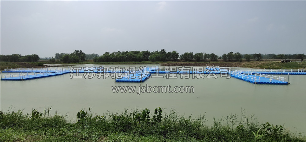  江苏邦驰码头工程有限公司客户案例-安徽亳州加强型大浮筒水上平台3