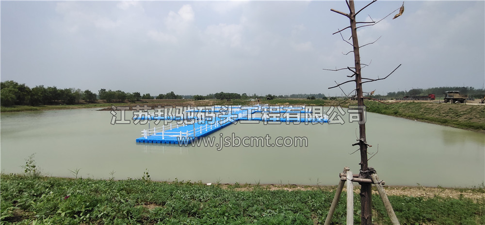  江苏邦驰码头工程有限公司客户案例-安徽亳州加强型大浮筒水上平台1