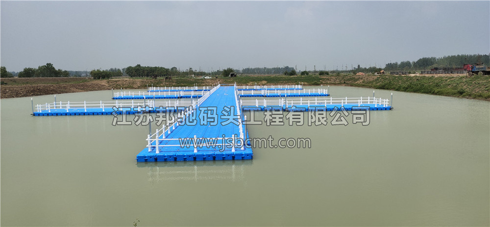 江苏邦驰码头工程有限公司客户案例-安徽亳州加强型大浮筒水上平台5