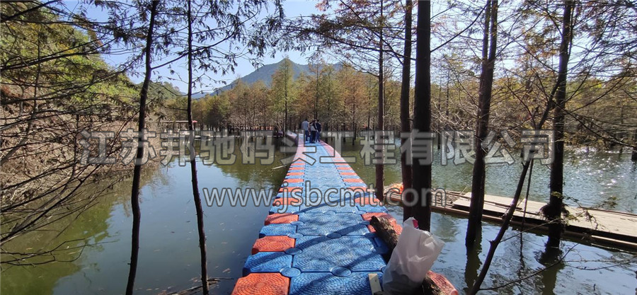 邦驰浮筒现场案例-安徽宣城宁国落羽杉湿地公园6